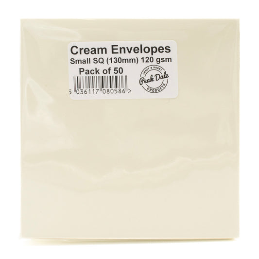 Envelopes SMALL Square CREAM Pack 50 - Default Title (ENVSSQCR50)
