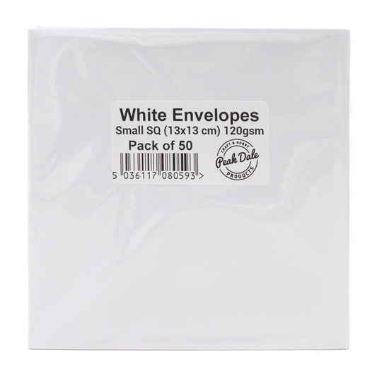 Envelopes SMALL SQ WHITE pk 50 - Default (ENVSSQWH50)