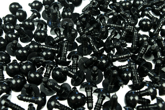 Safety Eyes 12mm Black 500 pairs - Default Title (EY12BLA500)