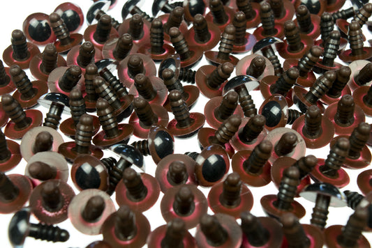 Safety Eyes 12mm Brown 500 pairs - Default Title (EY12BRO500)