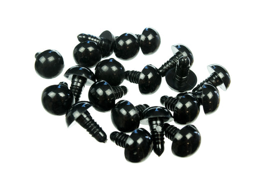 Safety Eyes 14mm Black 10 pairs - Default Title (EY14BLA10)