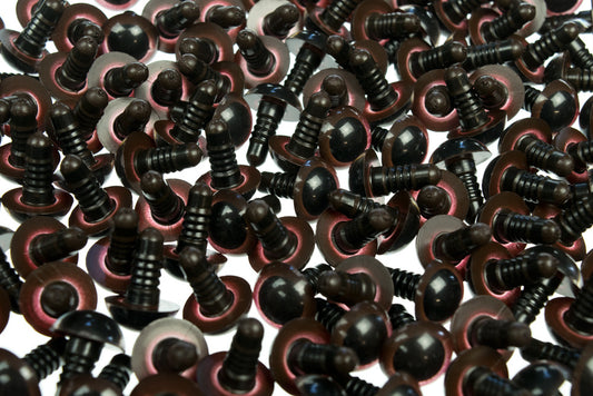 Safety Eyes 14mm Brown 100 pairs - Default Title (EY14BROH)