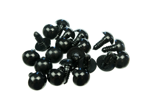 Safety Eyes 15mm Black 10 pairs - Default Title (EY16BLA10)