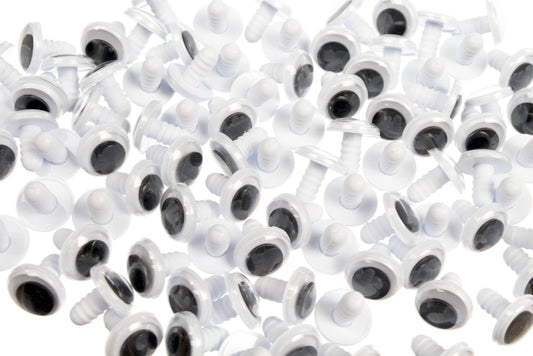 Safety Joggle Eyes 12 mm 100 pairs - Default Title (EYJOG12M100)