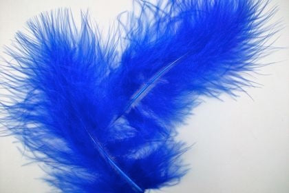 Feather Marabou Royal Blue Pack of 20