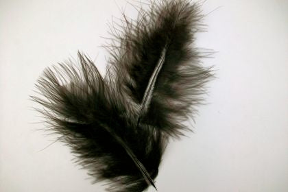 Feather Marabou Brown Pack of 20