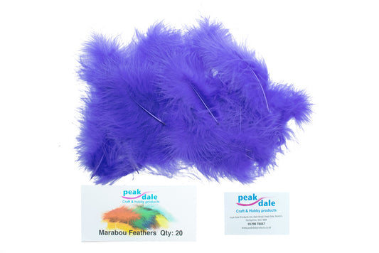 Feather Marabou Purple Pack of 20 - Default Title (FEAMARPUR)