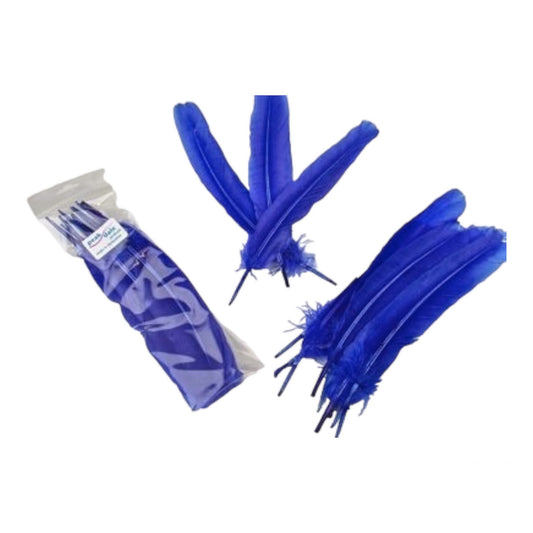 Feather Quill Blue Pack of 12