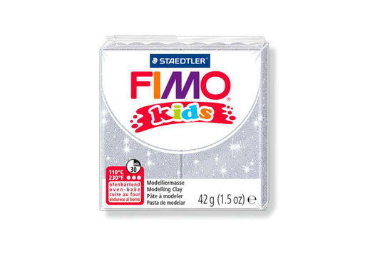 Fimo 8030-812 Kids Silver Glitter - Default Title (FIMOKIDS812)