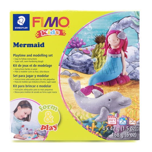Fimo 8034 12 Form and Play MERMAID - Default Title (FIMOKIDSMER)