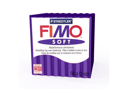 Fimo 8020-63 Soft Plum Standard block