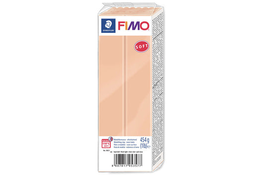 Fimo 8021-43 Soft 454g LARGE BLOCK Flesh - Default Title (FIMOSLX43)