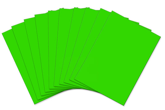 Funky Foam A4 Lt Green Pack of 10 sheets - Default Title (FUNFGRELT10)