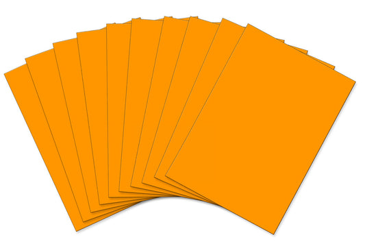 Funky Foam A4 Orange Pack of 10 sheets - Default Title (FUNFORA10)