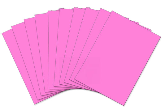 Funky Foam A4 Pink Pack of 10 sheets - Default Title (FUNFPIN10)