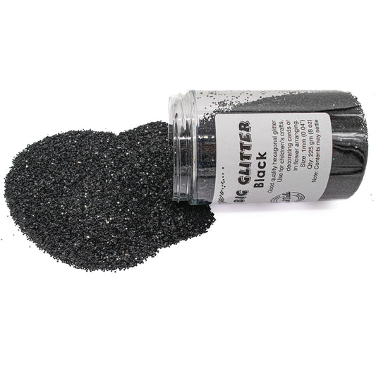 Glitter Big Black 225g (8oz) - Default Title (GLITBBLACK8OZ)