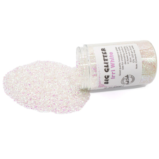 Glitter Big .040 Irridescent White 225g (8oz) - Default Title (GLITBIRRWHI8OZ)