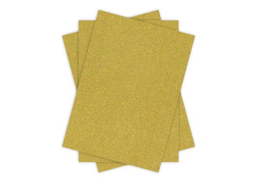 Glitter Card A4 GOLD Pack of 3 - Default Title (GLITCGOLD)