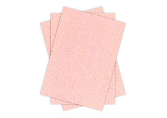 Glitter Card A4 PALE PINK - BULK PACK of 25