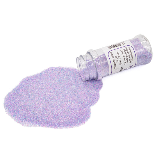 Glitter Irridescent Parma Violet Superfine 0.2mm 50g - Default Title (GLITIRPAR)