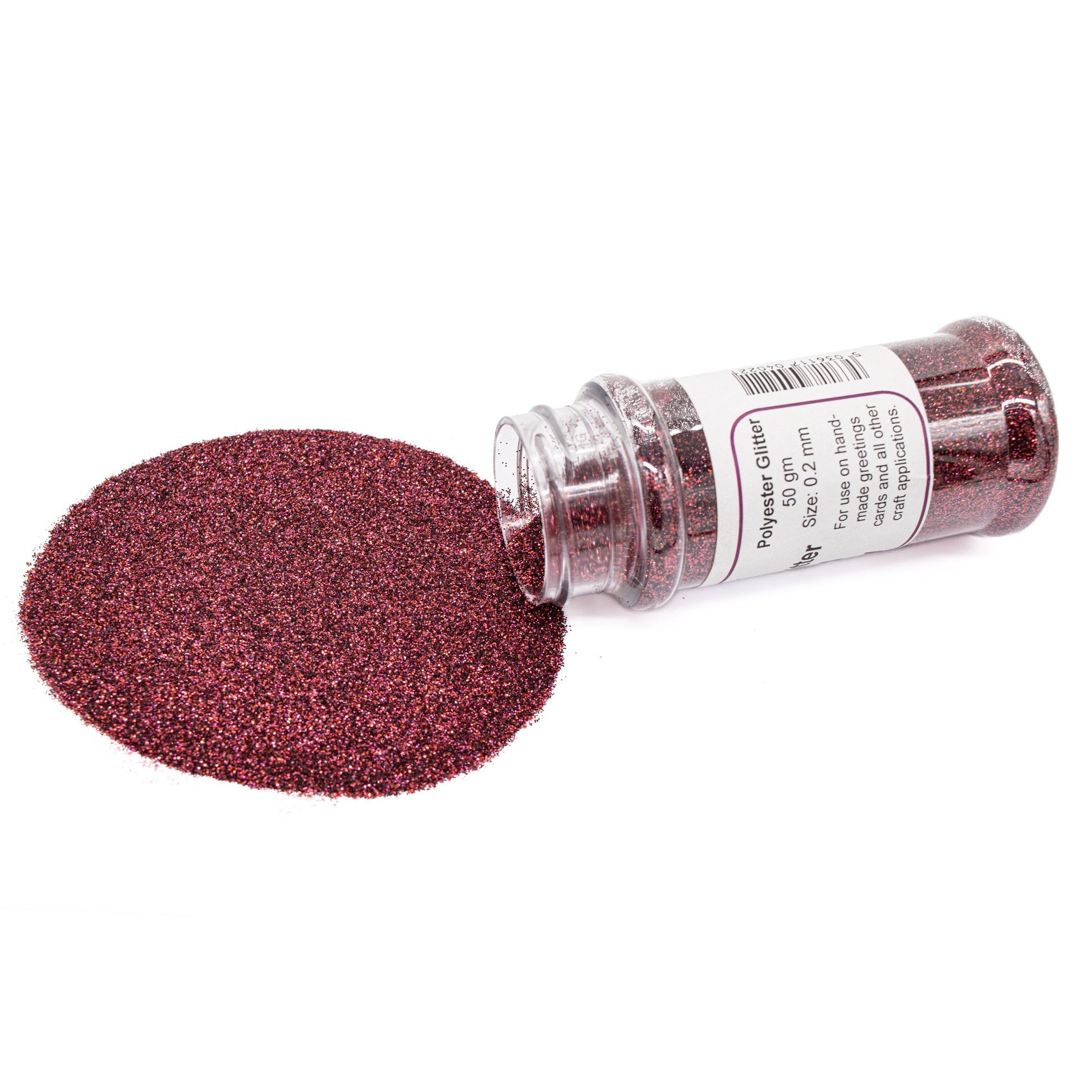 Glitter Superfine Burgundy 0.2mm 50g - Default Title (GLITSTBUR)