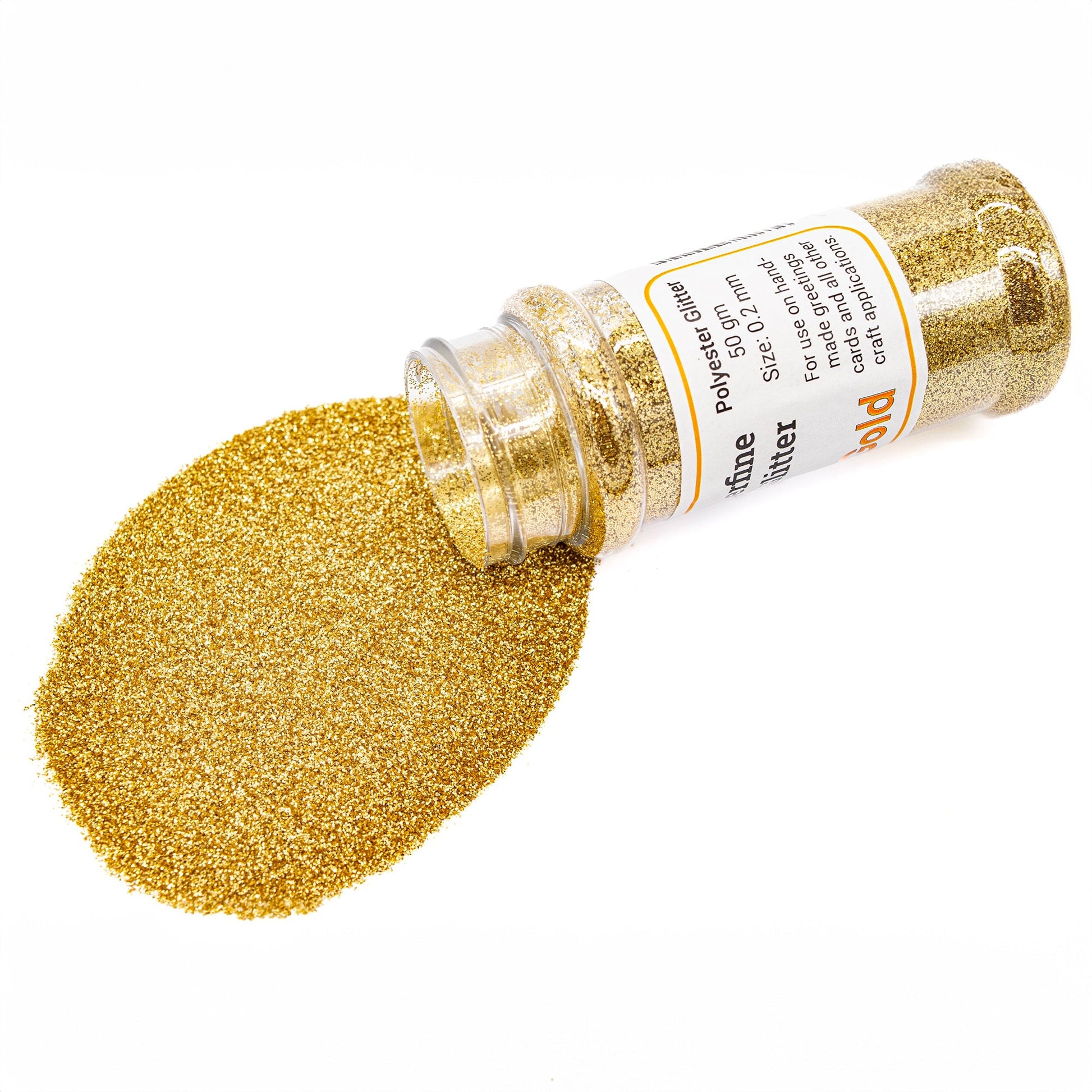 Glitter Superfine Gold 0.2mm 50g - Default Title (GLITSTGOLD)