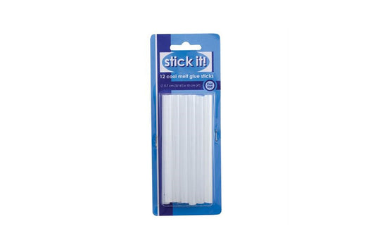 Glue Sticks for COOL MELT Glue Gun Pack of 12 - Default Title (GLUEGUNCMSTI)