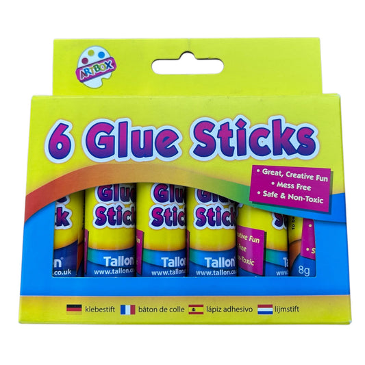 Glue Sticks 8 gram Pack of 6