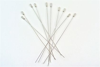 Hat Pin Silver Plate Pack of 10 - Default Title (HATPINS)