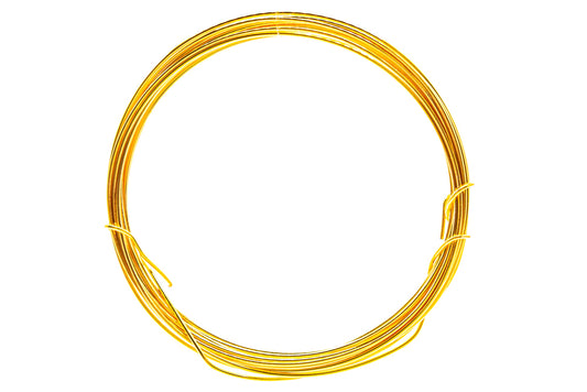 Jewellery Wire Gold Plated 0.6 mm - 5 mt