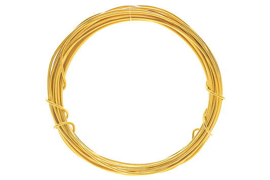 Jewellery Wire Gold Plated 1.0mm - 2mt - Default Title (JEWGOL10)