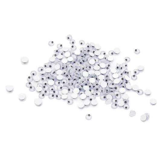 Joggle Eyes 4mm Glue On 100 pair - Default Title (JEYE4M100)