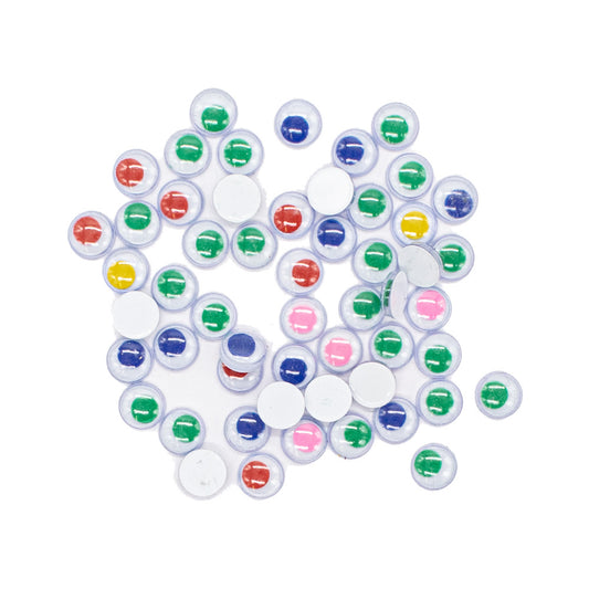 Joggle Eyes Coloured 7mm 25 pair - Default Title (JEYECOL7M25)