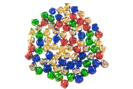 Jingle Bells 15mm Assorted Colours Pack 80 - Default Title (JIN15ASS80)