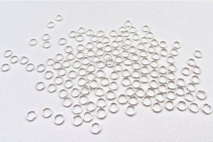 Jump Rings 3mm Silver Plated Pack of 144 - Default Title (JUMP3SP144)