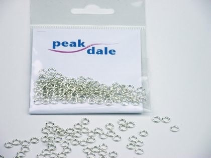 Jump Rings 5mm Silver Plated Pack of 144 - Default Title (JUMP5SP144)