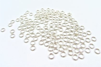 Jump Rings 7mm Silver Plated Pack of 144 - Default Title (JUMP7SP144)
