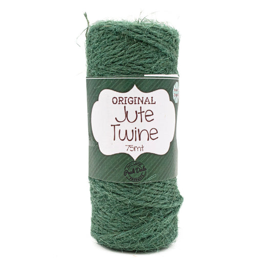 Jute Twine GREEN Thin 4ply 75mt - Default Title (JUTEXGRE)