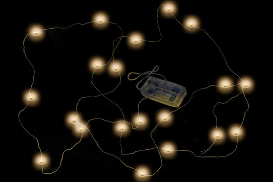 String of LED lights 20 SILVER - Default Title (LIGHTSTRSILV)