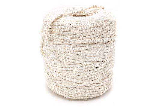 Macrame Cord Natural Cotton 3.5mm 500g - Default Title (MACCORD3MM)