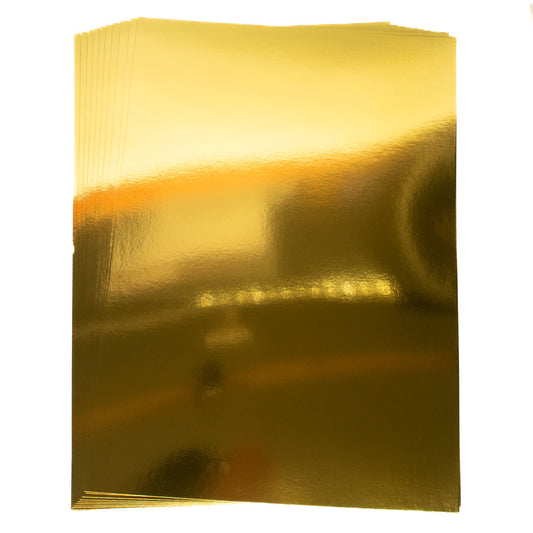 Mirror Board A3 Gold 297x420mm Pack of 10 - Default Title (MIRBOAGOLA310)