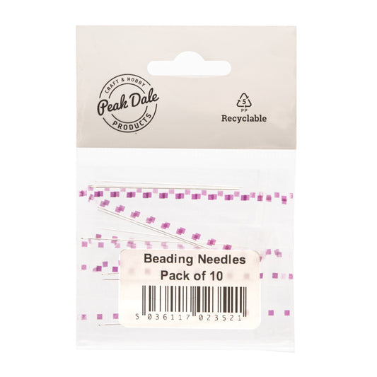 Beading Needles Pack of 10 - Default Title (NEEBEAD10)