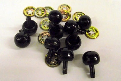 Ball Nose 21mm BLACK Pack of 10
