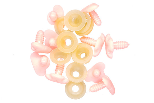 Safety Nose PINK C Type 17mm Pack of 10 - Default Title (NOSPIN17M10)