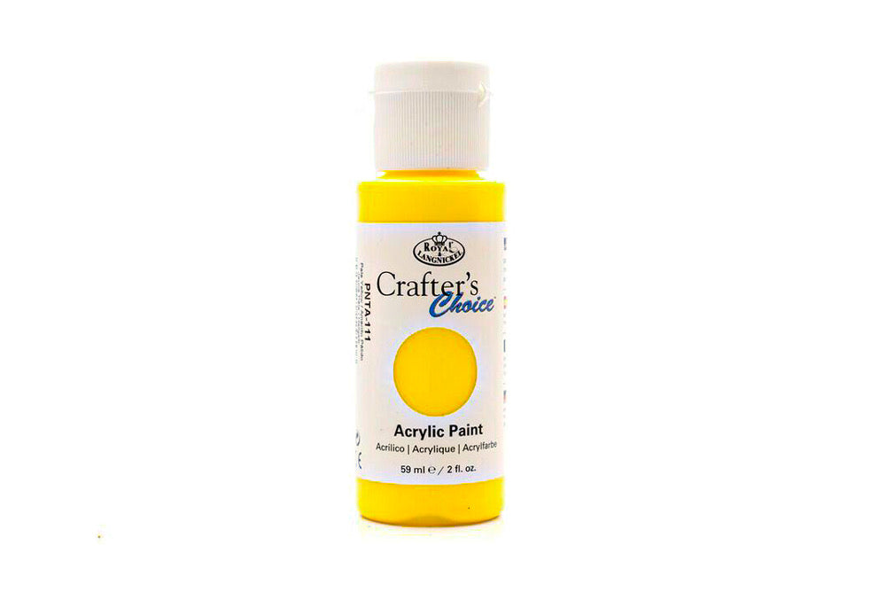 Crafters Choice Acrylic Paint Lemon Yellow 59ml - Default Title (PAIACCYELLEM)