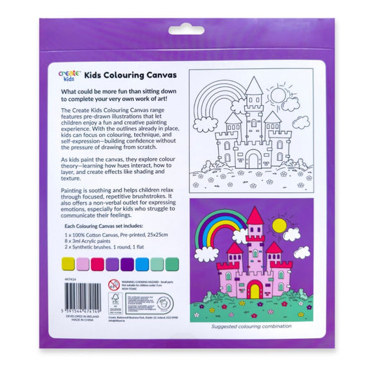 Kids Colouring Canvas ENCHANTED CASTLE - Default (PBNKIDCAST)