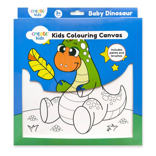 Kids Colouring Canvas BABY DINOSAUR - Default (PBNKIDDINO)