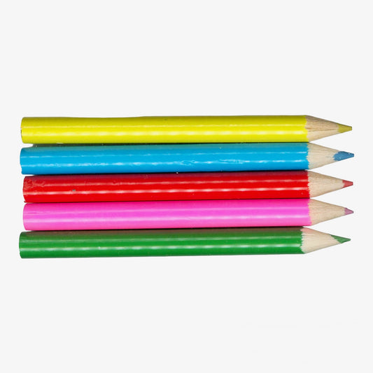 Coloured Pencils half size Set of 5