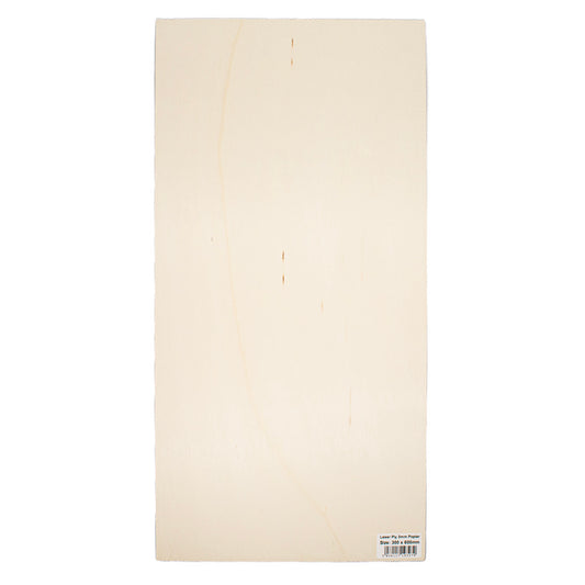 Laser Ply 3mm Poplar Plywood 300 x 600mm - Default Title (PLYLASERPOP3-300X600)