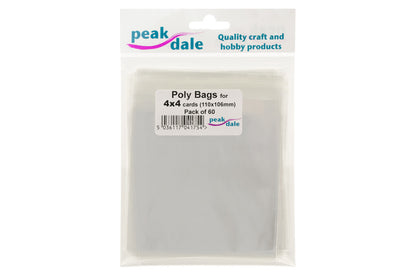 Poly Bag fit 4x4 Square 60 Pk - Default (POL4460)